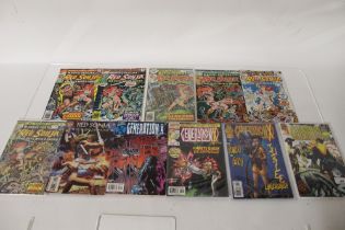 A quantity of Marvel Generation X comics to includ