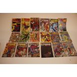 A quantity of Marvel Spiderman comics to include T