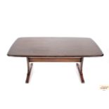 An Ercol coffee table, 125cm x 67cm