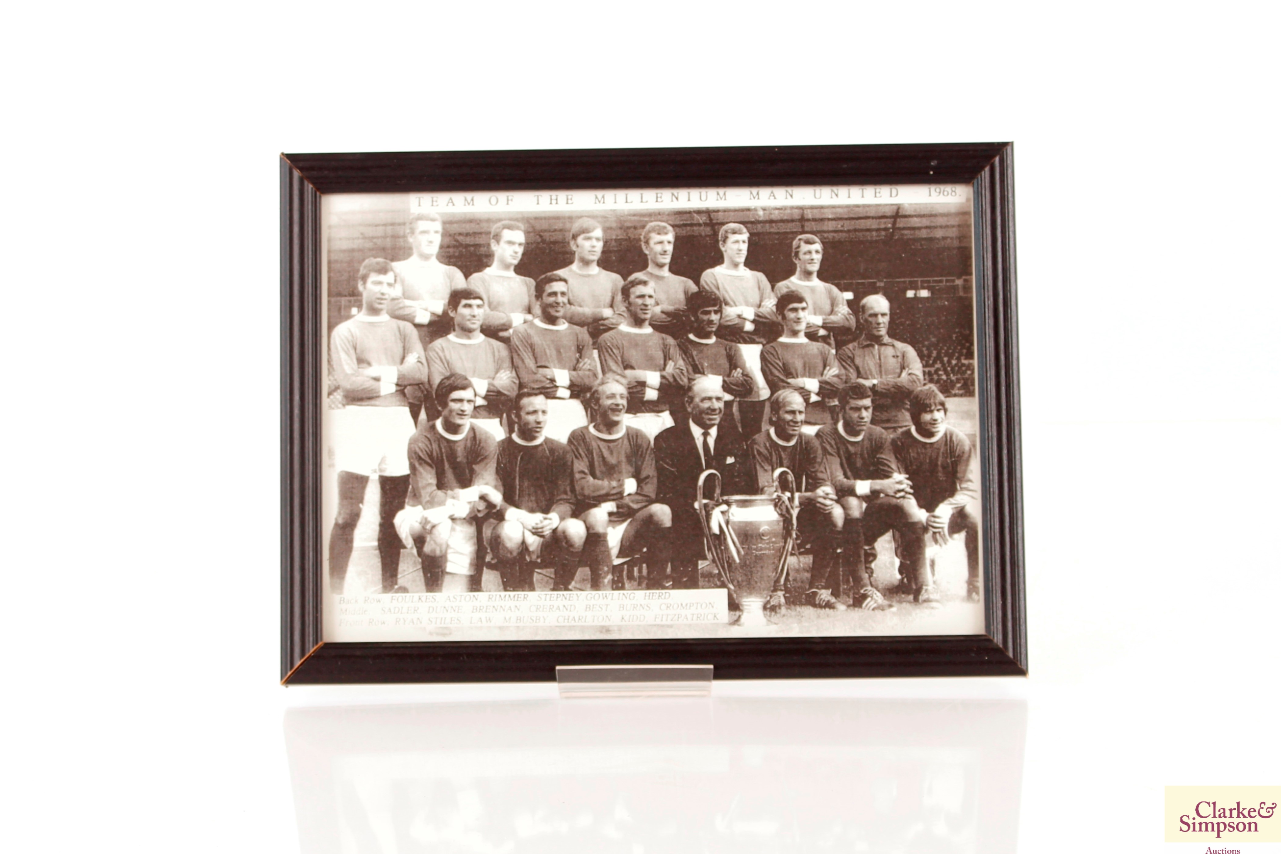 "Team Of The Millennium 1968", a black and white t