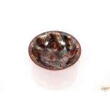 A small brown glazed Studio Pottery bowl indistinc