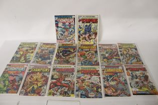 A quantity of Marvel The Champions comics to inclu