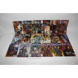 A box of various comics to include Marvel Magneto
