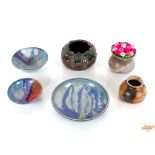 Various Helen Taylor Studio Pottery bowls and othe
