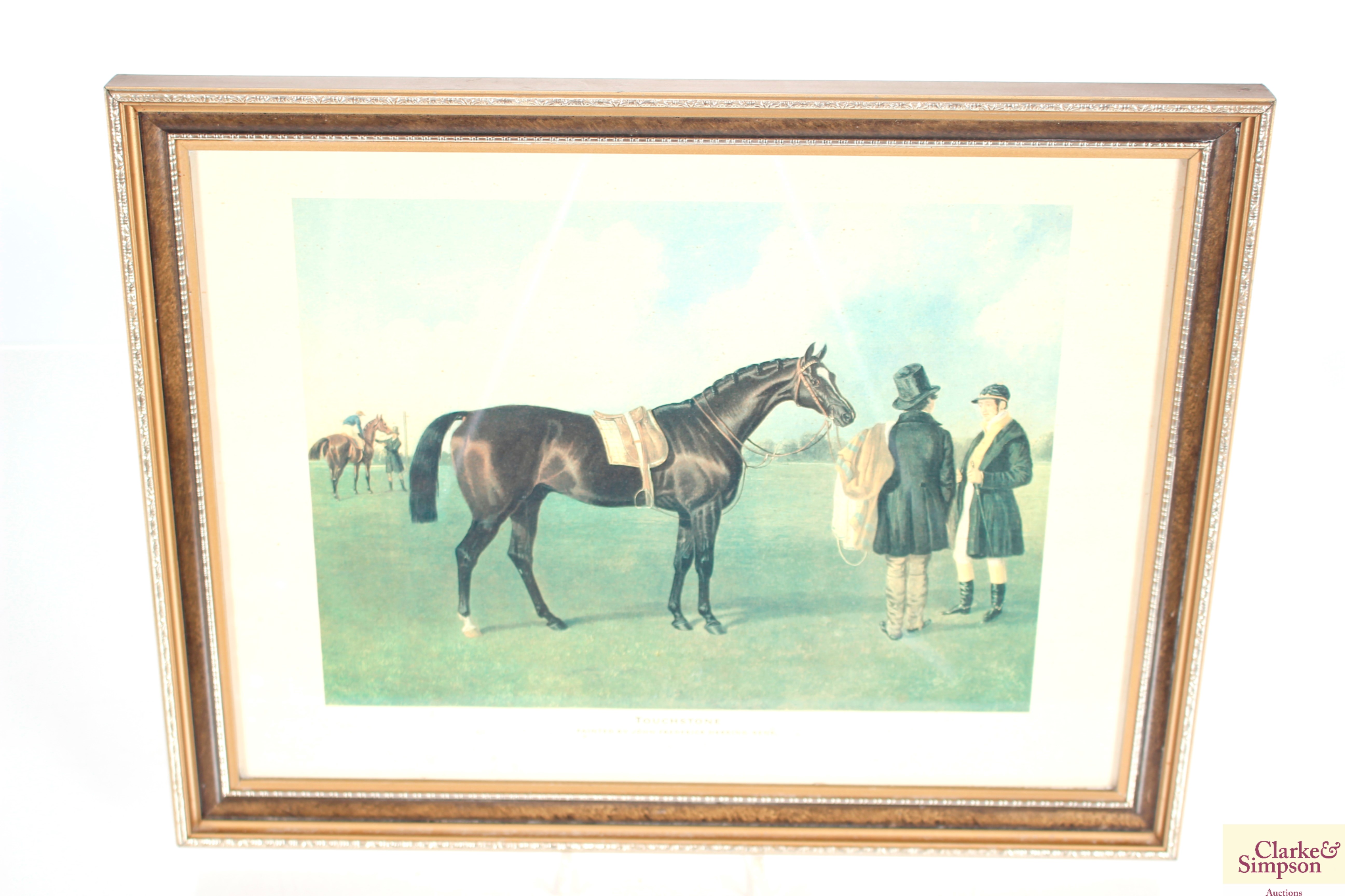 Six 20th Century framed prints of race horses - Image 2 of 6