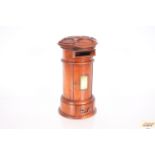 A Country House style mahogany letter box
