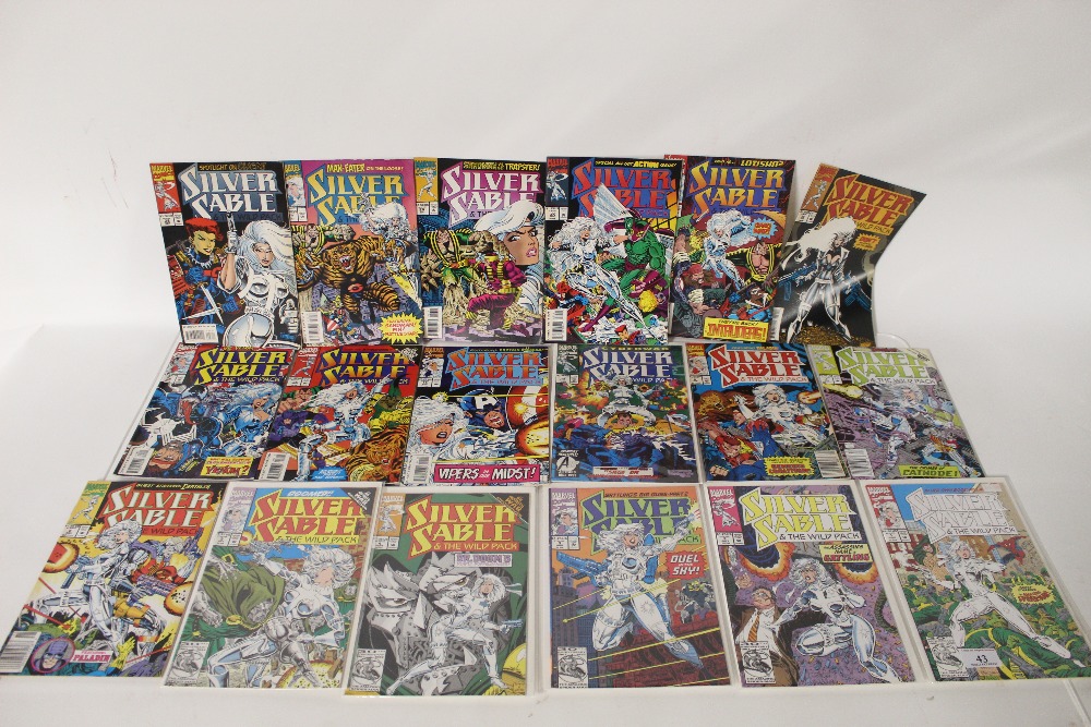 A quantity of Marvel Silver Sable and The Wild pa
