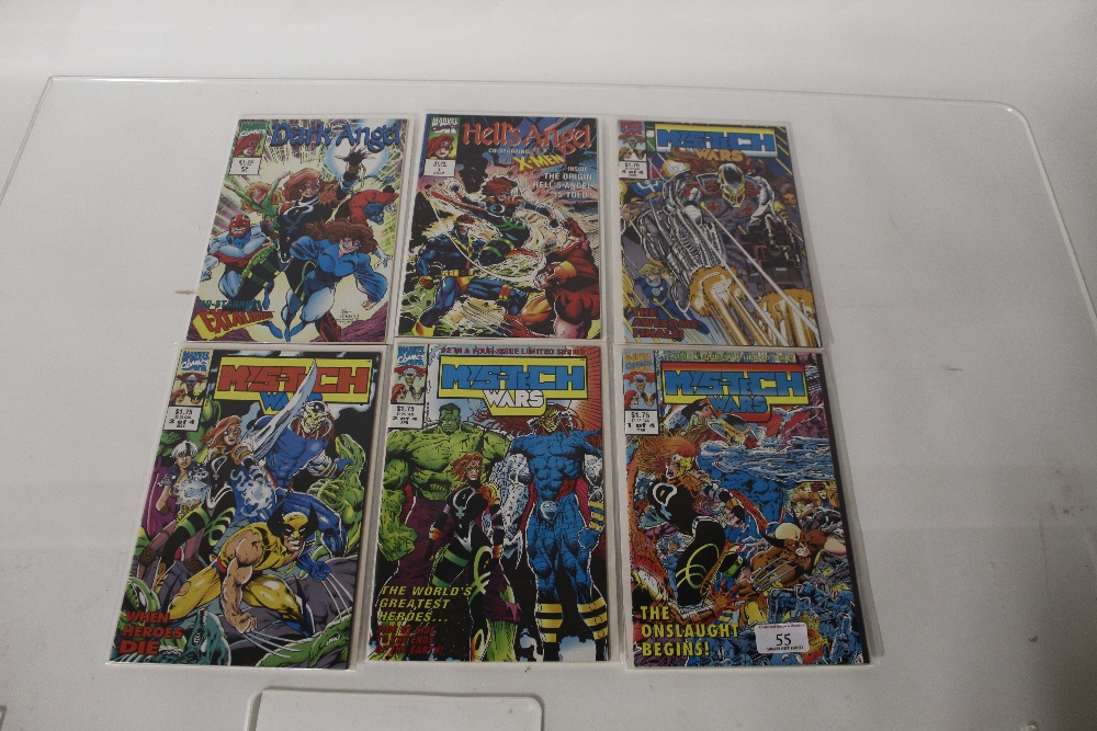 A quantity of Marvel comics to include Mystic wars