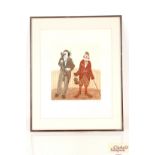 Gillian Lawson, pencil signed etching "Dancing Clo