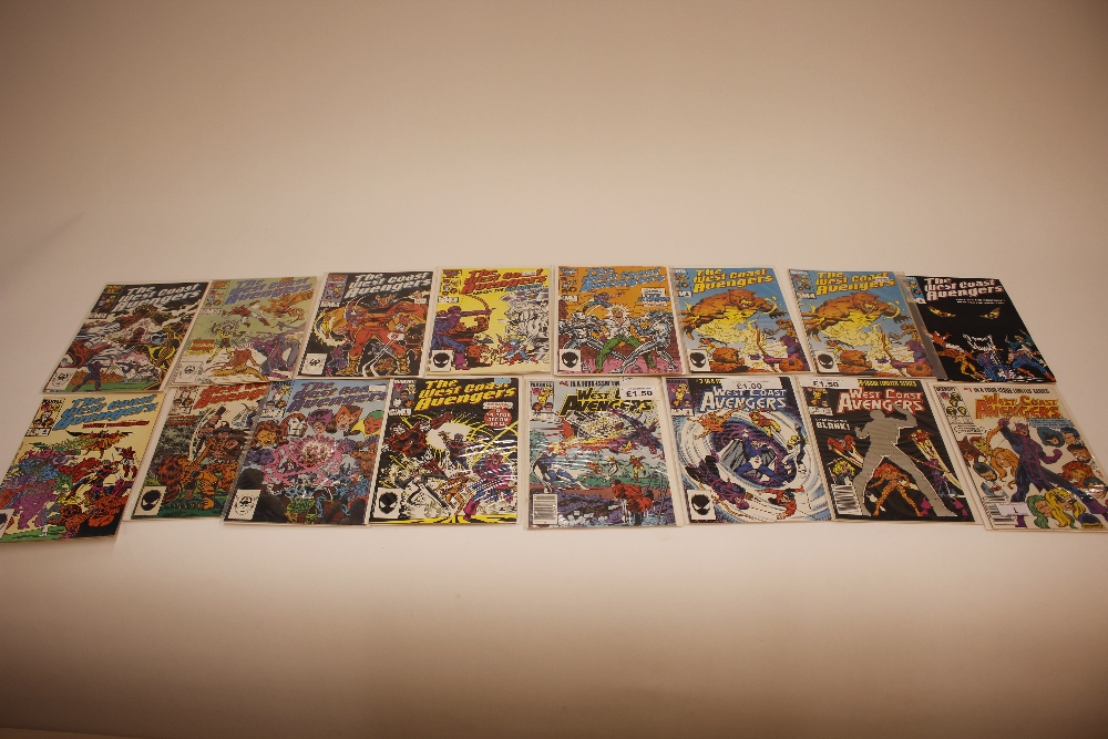 A quantity of Marvel The West Coast Avengers comics to include The West Coast Avengers a Limited Se - Image 2 of 10