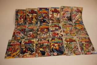 A quantity of Marvel Ms Marvel comics to include v