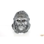 A large Gorilla wall mask