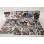 A quantity of The Resurection man comics volumes 1