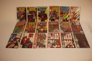 A quantity of Marvel Deadpool comics to include Dea