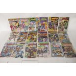 A quantity of Marvel comics to include Power Man a