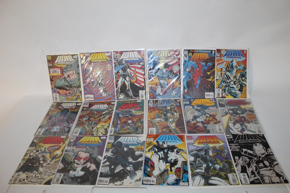 A quantity of Marvel War Machine comics to include