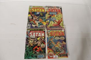 A quantity of Marvel The Son of Satan comics volumes 1-4