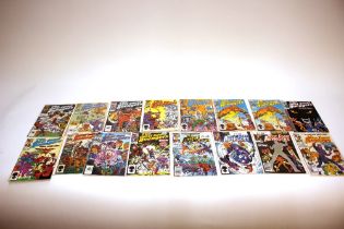 A quantity of Marvel The West Coast Avengers comics to include The West Coast Avengers a Limited Se