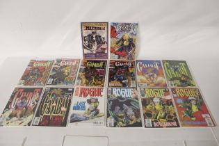 A quantity of Marvel comics to include Rogue volumes 1-4;