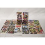 A quantity of Marvel comics to include Rogue volumes 1-4;