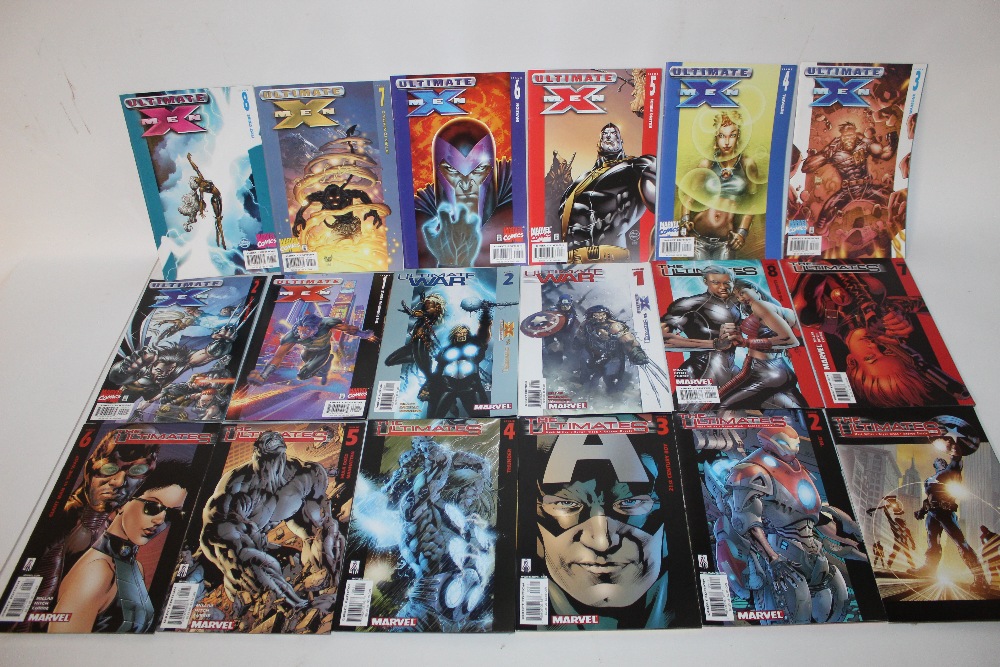 A quantity of Marvel The Ultimate comics to includ