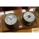 A clock / barometer