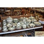 A large collection of Masons ironstone dinnerware