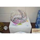 A boxed Caithness crystal Art Glass bowl