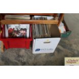 Three boxes of various LPs