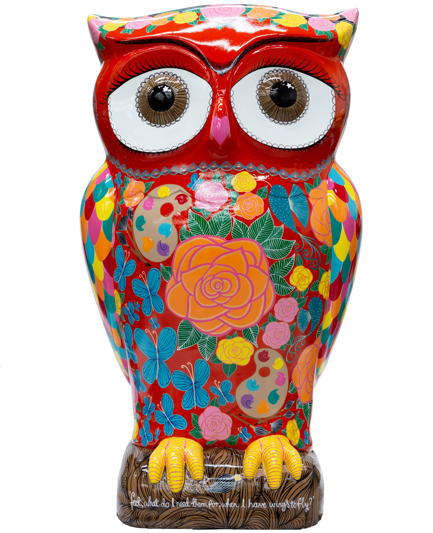 Frida K'Owl'o by Marnie Maurri. Sponsored by Curtis Banks. Artist:              Marnie Maurri