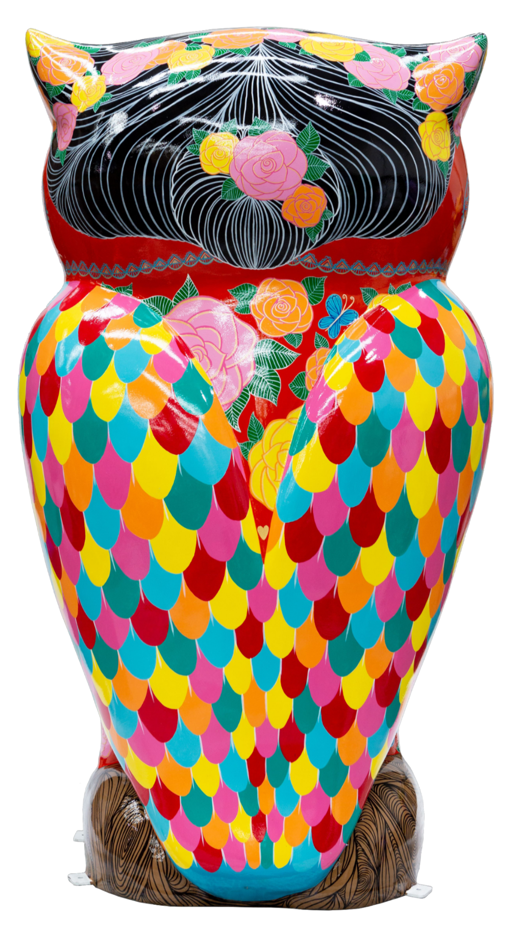 Frida K'Owl'o by Marnie Maurri. Sponsored by Curtis Banks. Artist:              Marnie Maurri - Image 2 of 5