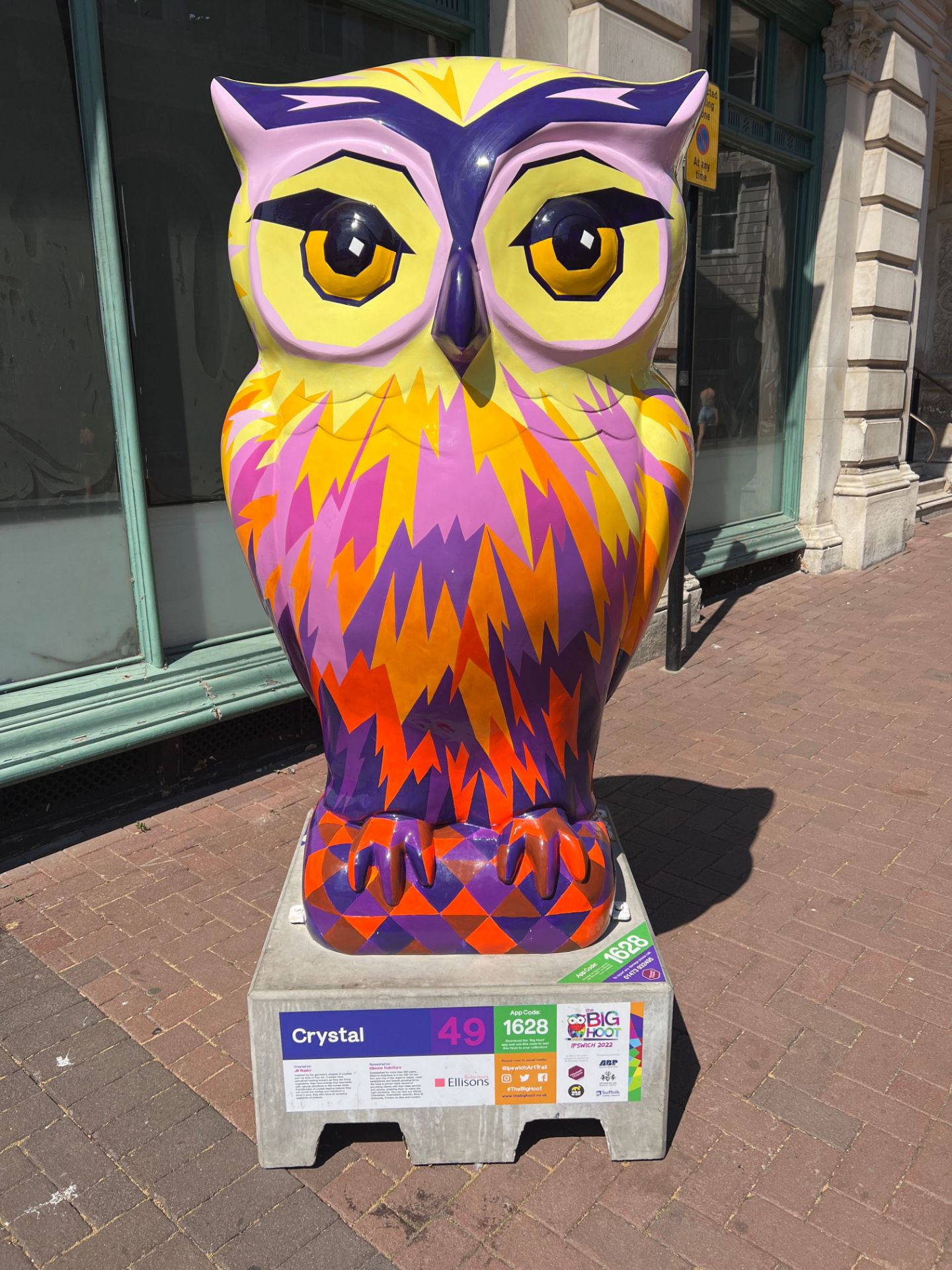 Crystal by Jill Busby. Sponsored by Ellisons Solicitors. - Image 3 of 6