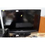 A Haier flat-screen TV