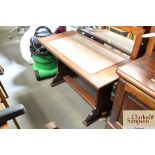 A mahogany side table