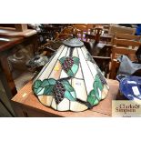 A Tiffany style lampshade