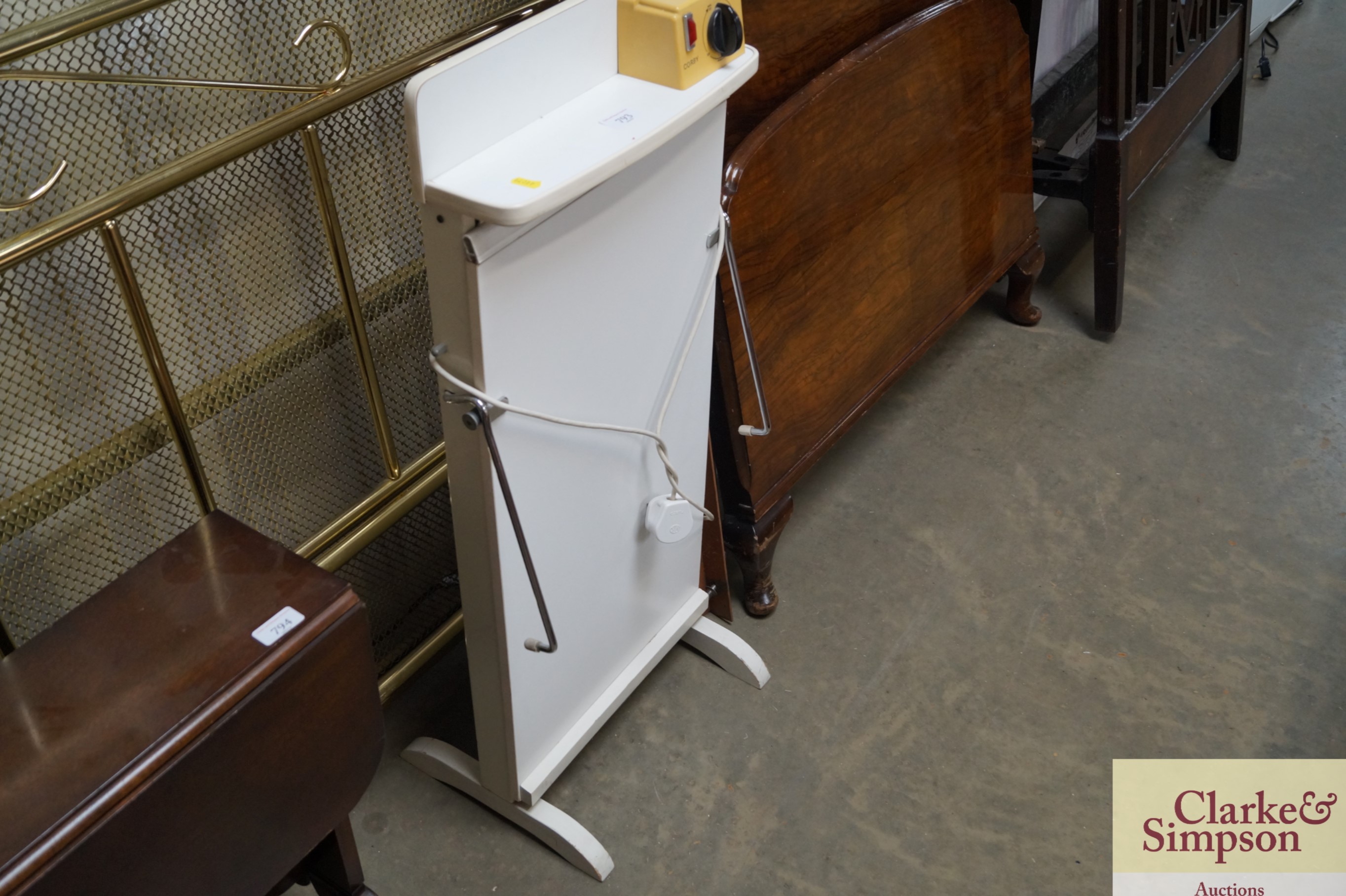 A Corby trouser press