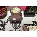 A Cole of Ipswich mahogany cased wall clock with f