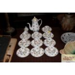 An Eximious Ltd. Porcelain coffee set