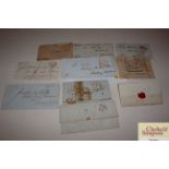 UK Postage History, pre stamp and packet including