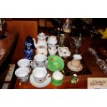 A quantity of various china to include Sadler ging