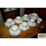 An Art Deco Melba bone china tea set