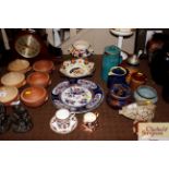 A quantity of Imari pattern plates etc.