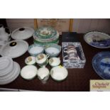 A quantity of various dinnerware to include Copela