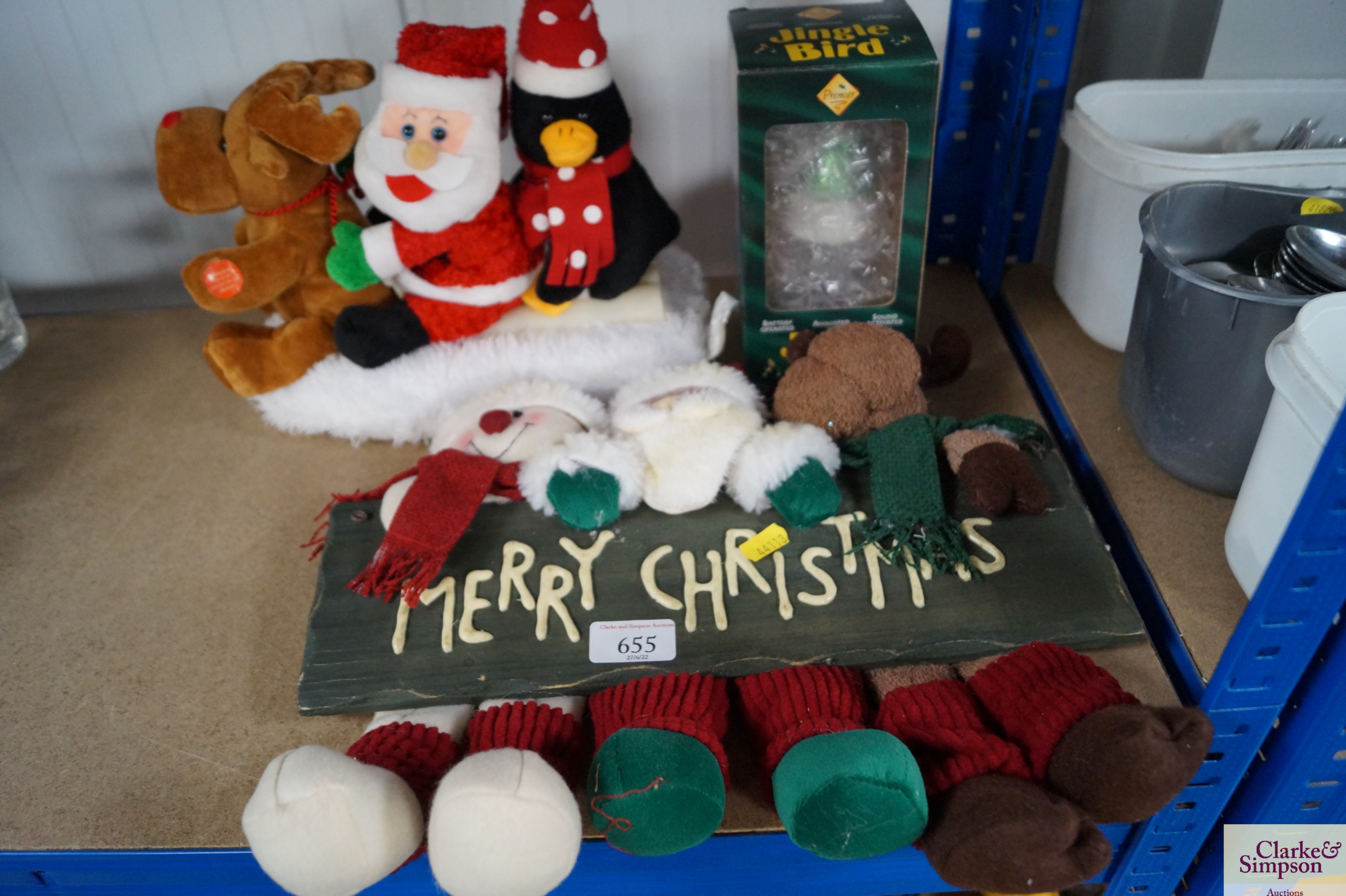 A quantity of Christmas decorations