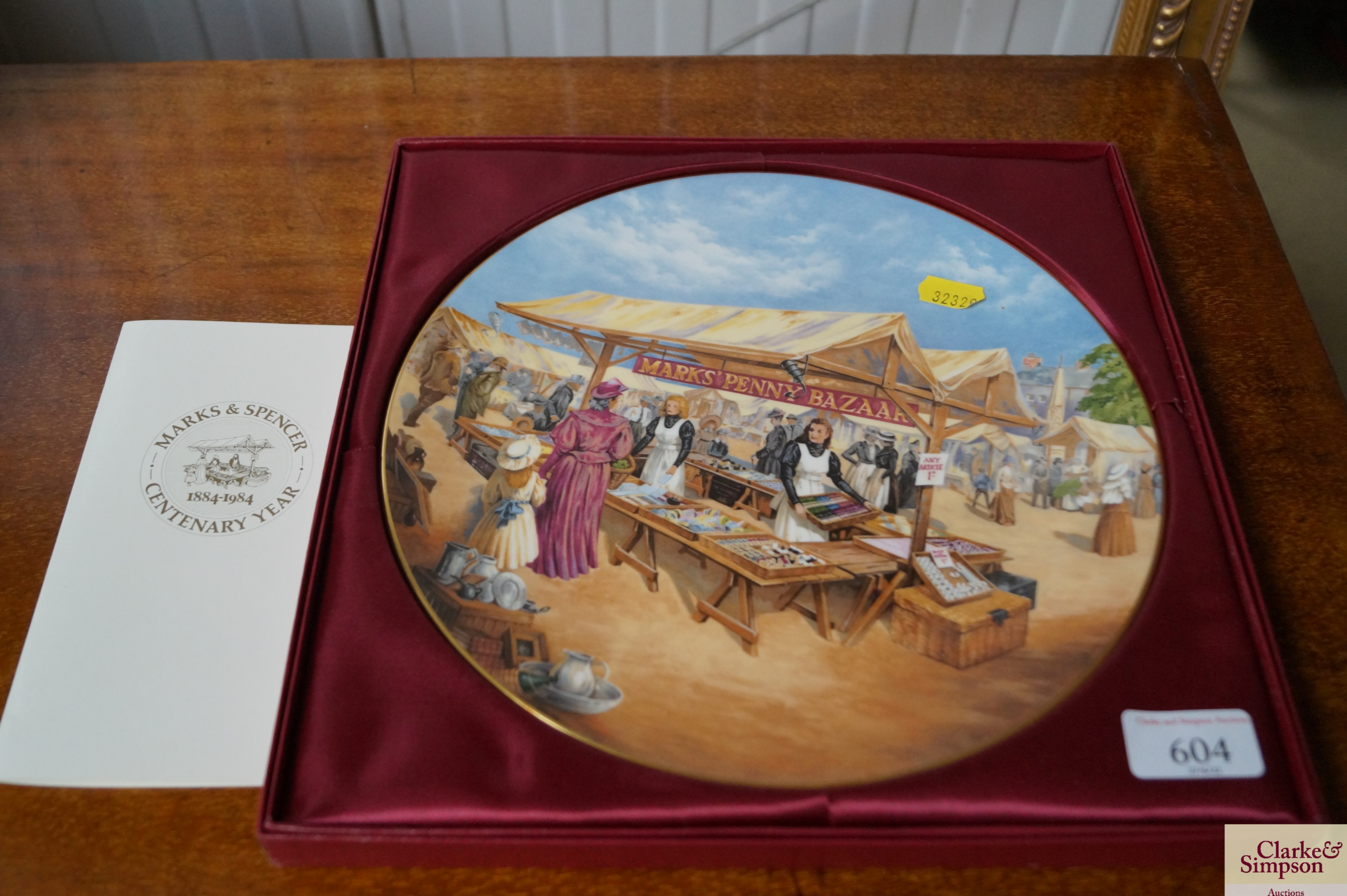 A Marks & Spencer collectors plate