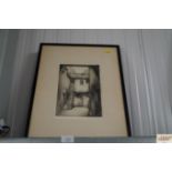 A Stuart Robertson pencil signed black and white e