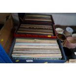 Three boxes of various LPs