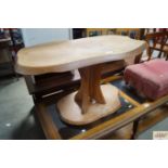 A rustic elm occasional table