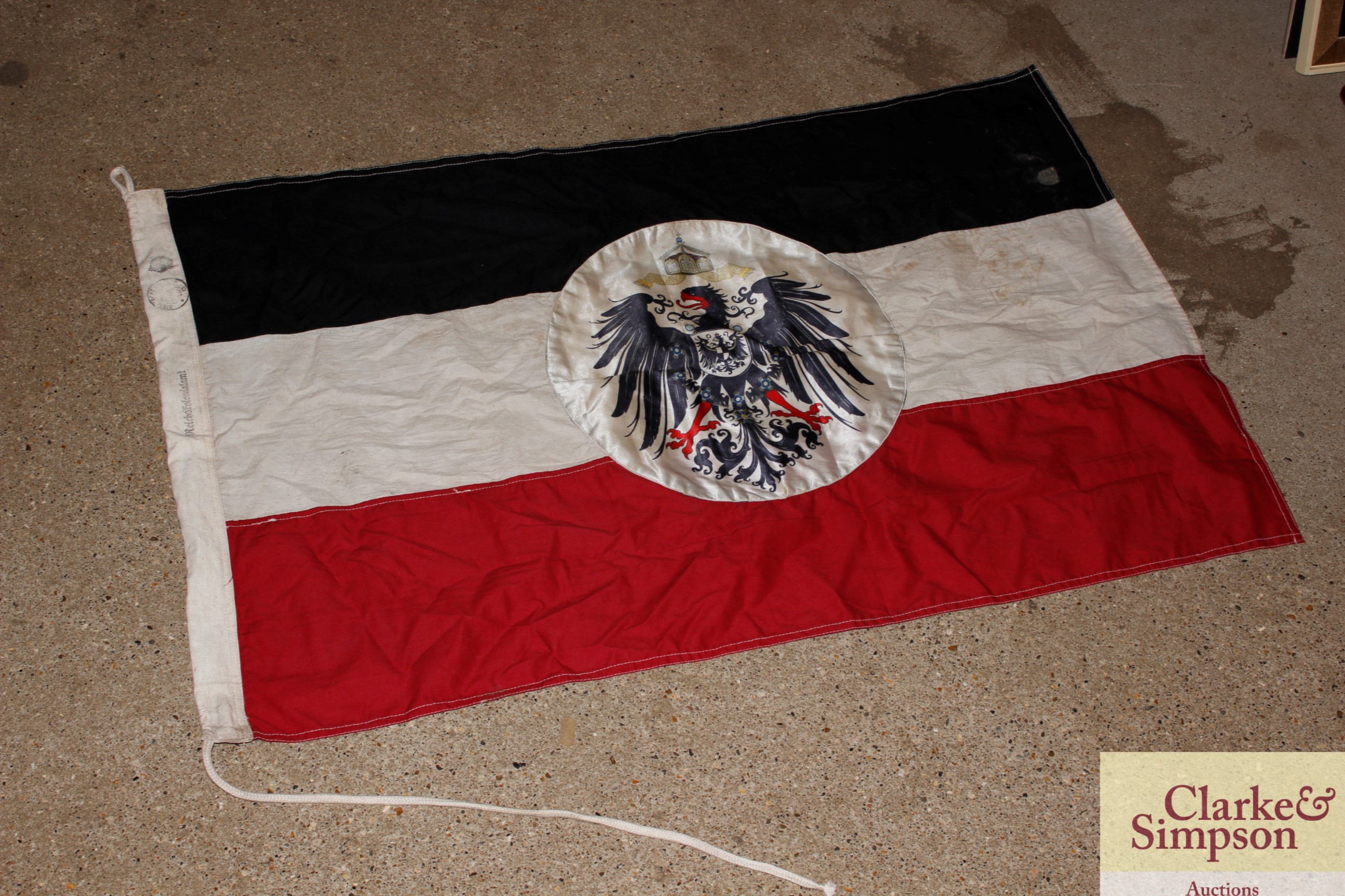 A German WW1 type Naval flag