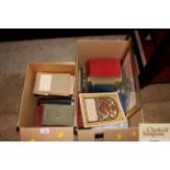 Two boxes of various books, Coronation Souvenir pr